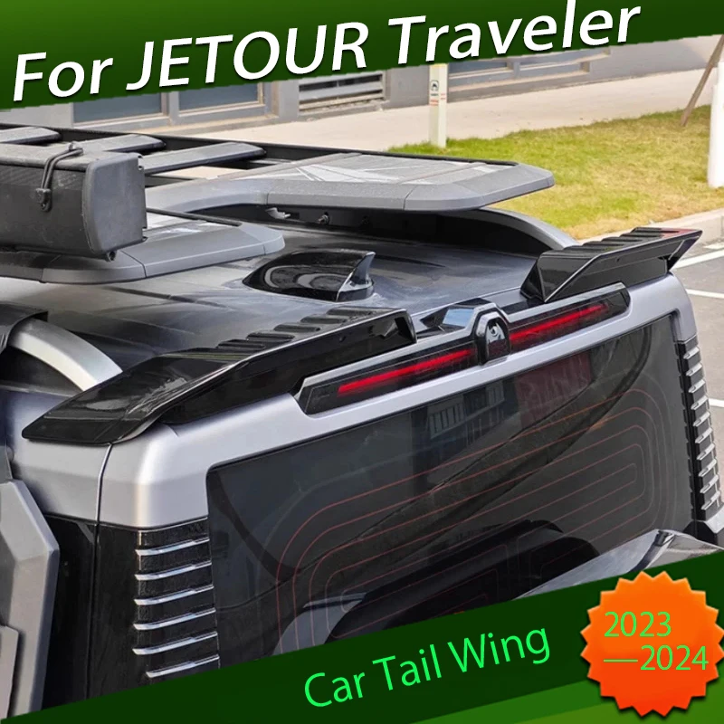 

Car Tail Wing Fit for Chery JETOUR Traveler T2 2023+ Modified Segmented Sports Spoiler Car Roof Spoiler Exterior Decoration Part