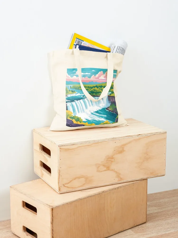 Niagara Falls Landscape Tote Bag Custom bag Women's bags tote bag women sacs de shopping