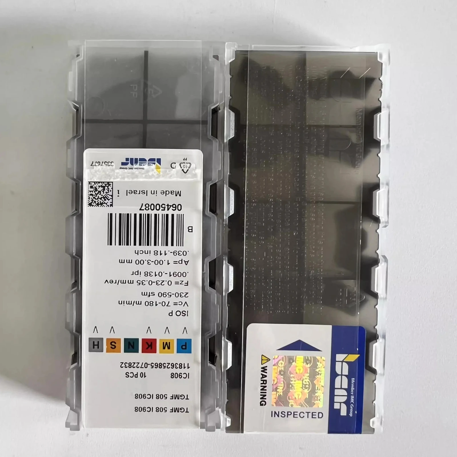 

TGMF508 IC908 /Industrial indexable carbide inserts 10 Pcs