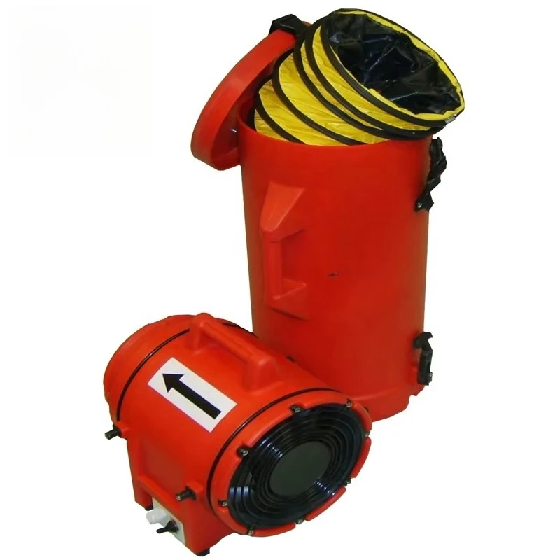 12-Inch 300mm plastic ventilator with flexible tubing Axial flow blower