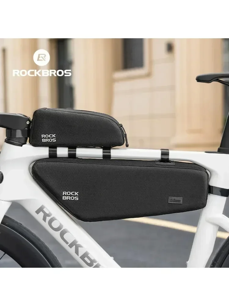 AliExpress ROCKBROS Bicycle Bag Rainproof Cycling Top Tube Frame Bag Reflective Large Capacity MTB Road Bike  Pannier Bag Wear-resistant