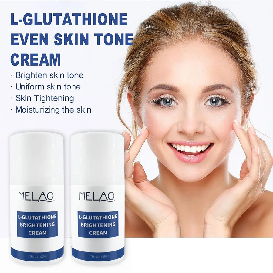 MELAO Glutathione Hyaluronic Acid Tone Up Cream Long lasting Hydrate moisture through Hyaluronic Acid