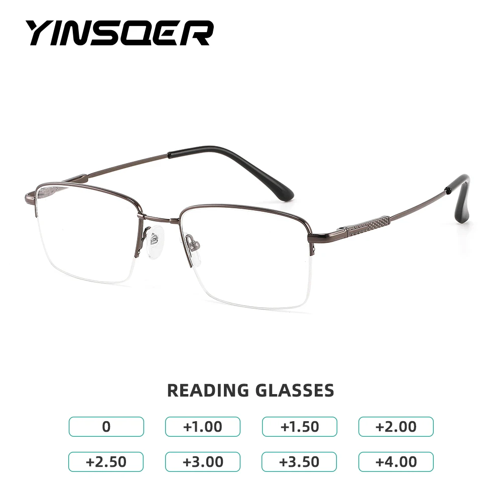 

Anti Blue Light Reading Glasses Men Titanium Eyeglass Frames Rest Lenses Man Computer Eyepieces for Reading Women's Eyeglass +2