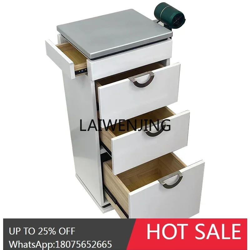 

barber shop storage tool cabinet barber shop paint single-sided multi-layer drawer