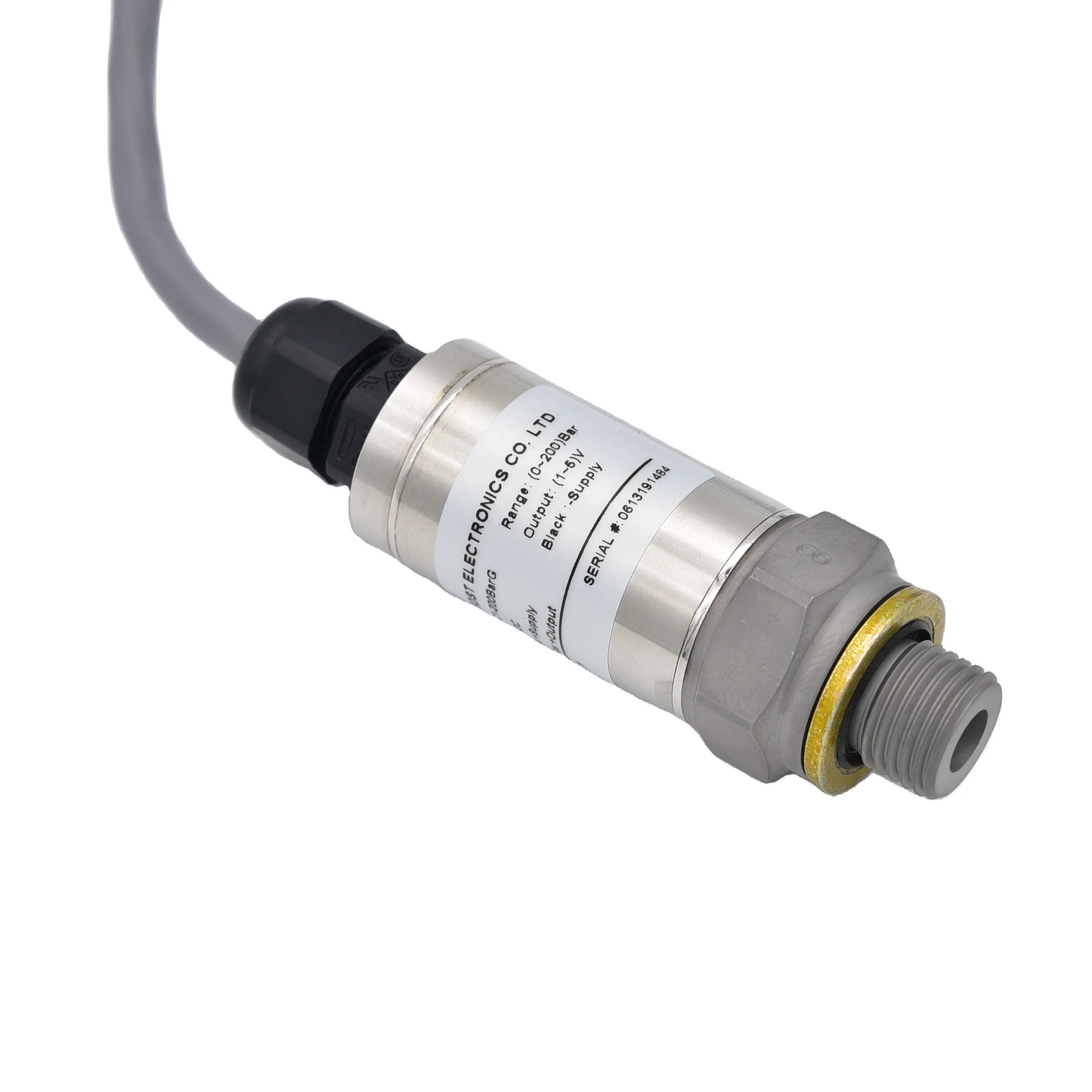 Picture 3: High Quality 1-5V Output 200Bar Liquid Boiler Steam Water Pump Oil Gas air Compressor Hydraulic Pressure Transducer
