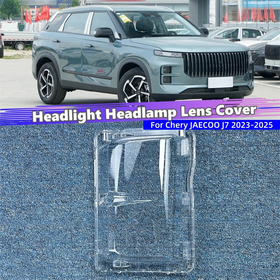 For Chery JAECOO J7 2023 2024 2025 Accessory Cars Front Lamp Lens Glass Lamp Cover Car Front Headlight Lens Cover Lights Shell