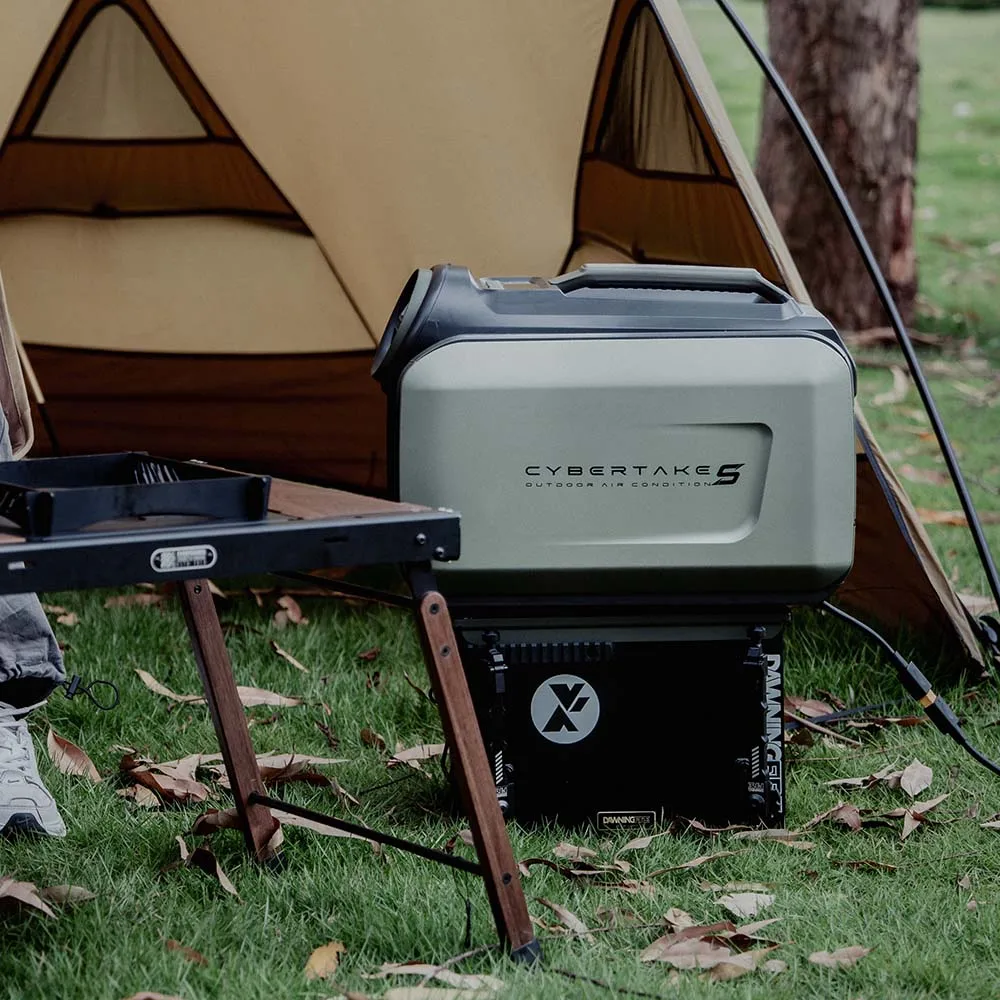 US EU Warehouse CYBERTAKES Inverter Mobile Air Conditioner Tent Portable Outdoor Camping Car 12v Cooling Air Conditioner