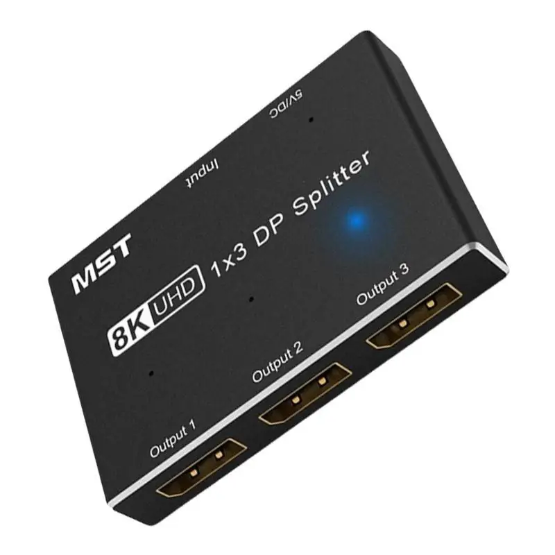 

8K Switcher UHD Switcher Splitter 1 in 3 Out 8K@60Hz 4K@120HZ Switcher Adapter for Computer Laptop 3 Sources to 1 Displa