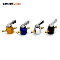 Universal Motorcycle 6mm In-line Petrol Fuel Tap Motorcycle On-off Petcock Fuel Switch