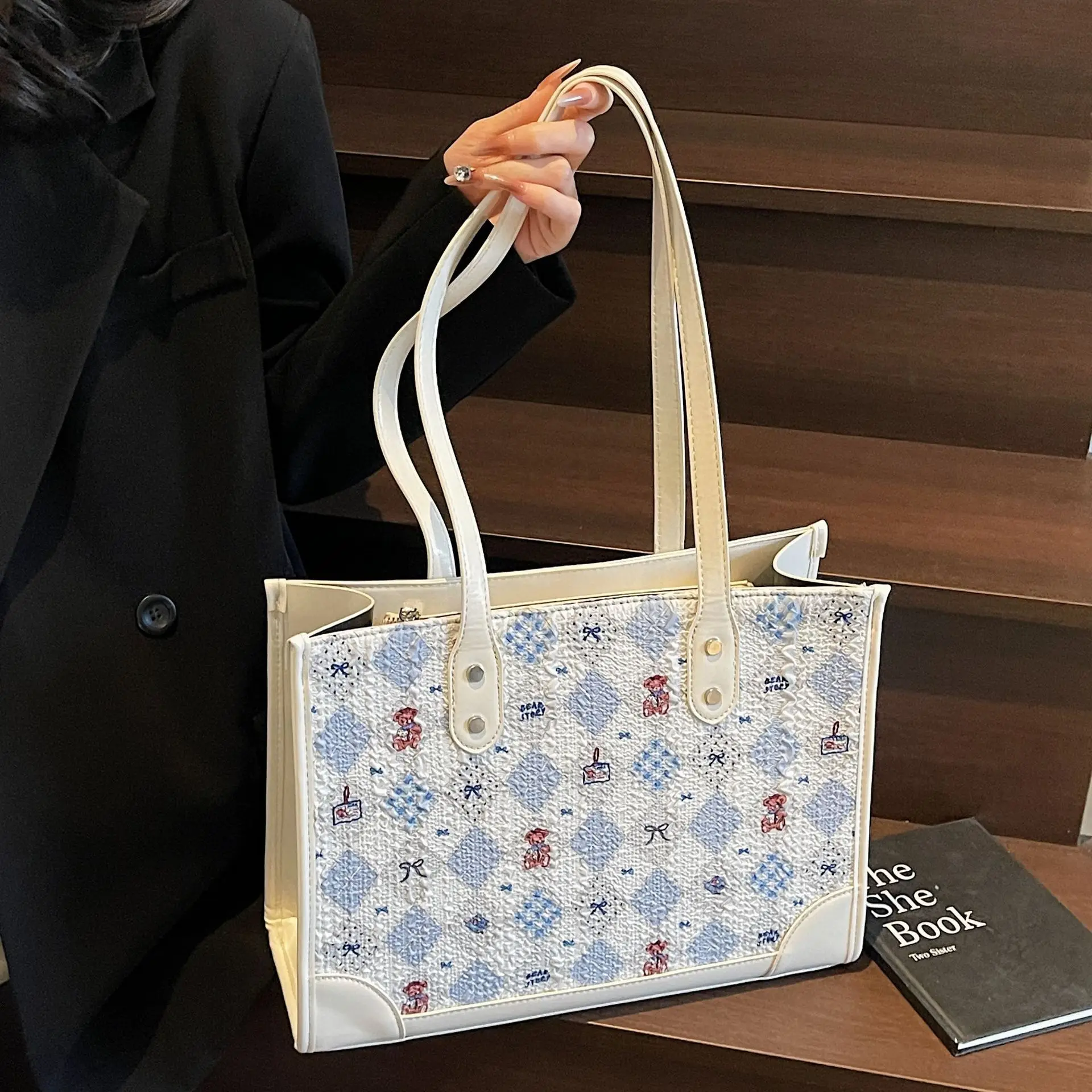 

‌2025 Cute Cartoon Hobo Bag - Women's Casual Crossbody Tote with Spacious Compartment