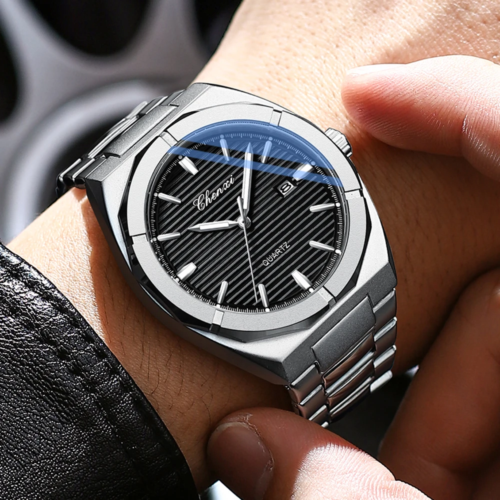 CHENXI Luxury Fashion Men's Wristwatch Stainless Steel Band