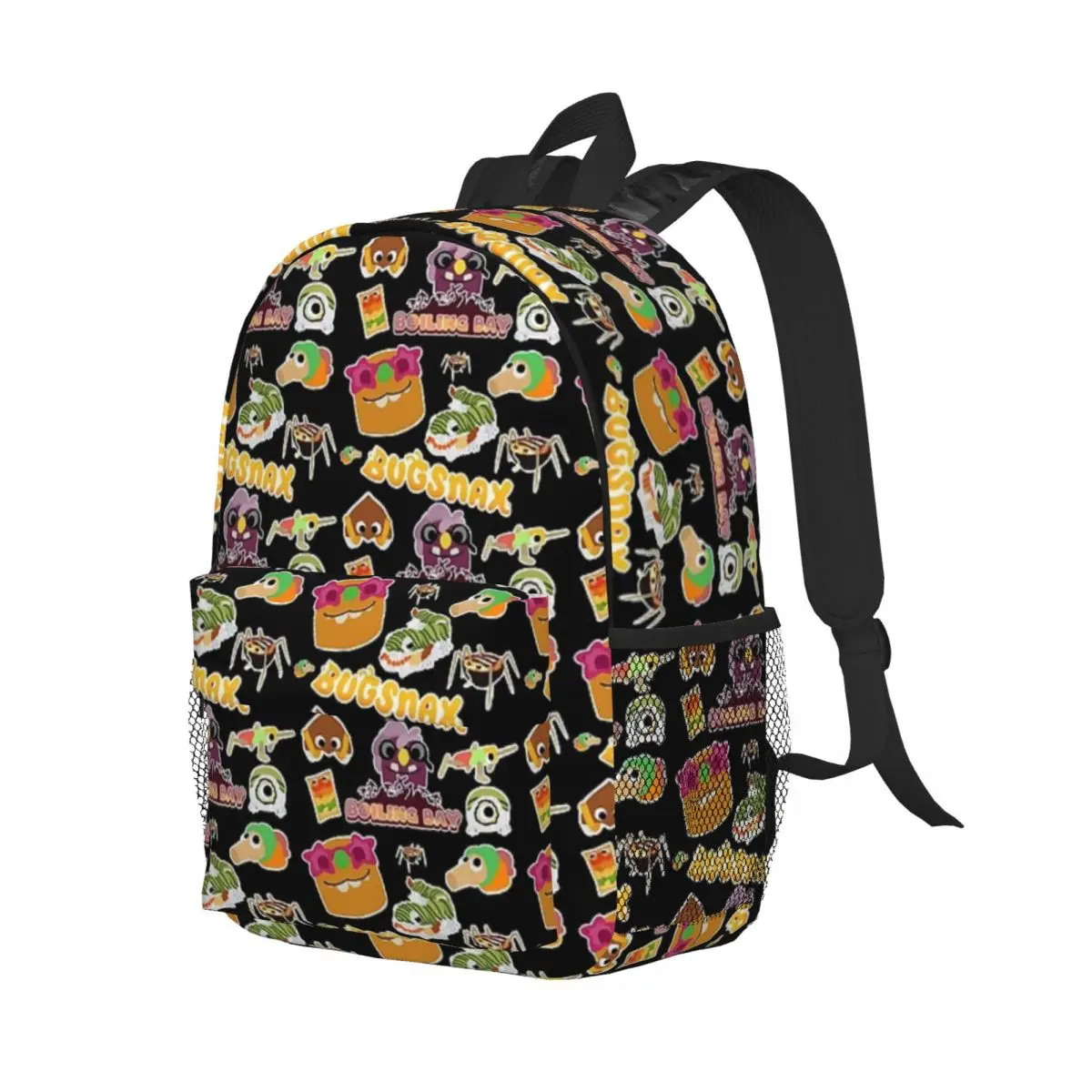 Boiling Bay Bugsnax Fan Art Bookbag Bugsnax Pack Pattern For Girls Boys Large Capacity Student Backpack Lightweight Backpack