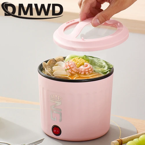 다기능 전기 냄비, 110V, 220V, 프라이팬, 인스턴트 국수 냄비, 죽 수프 스튜 냄비, 식사 히터 프라이팬