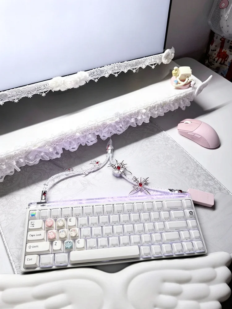Redemption Theme 1-to-2 Aviator Cable 8k Handmade Custom Magnetic Mechanical Keyboard Decoration Cable Type-c Diy Game Table