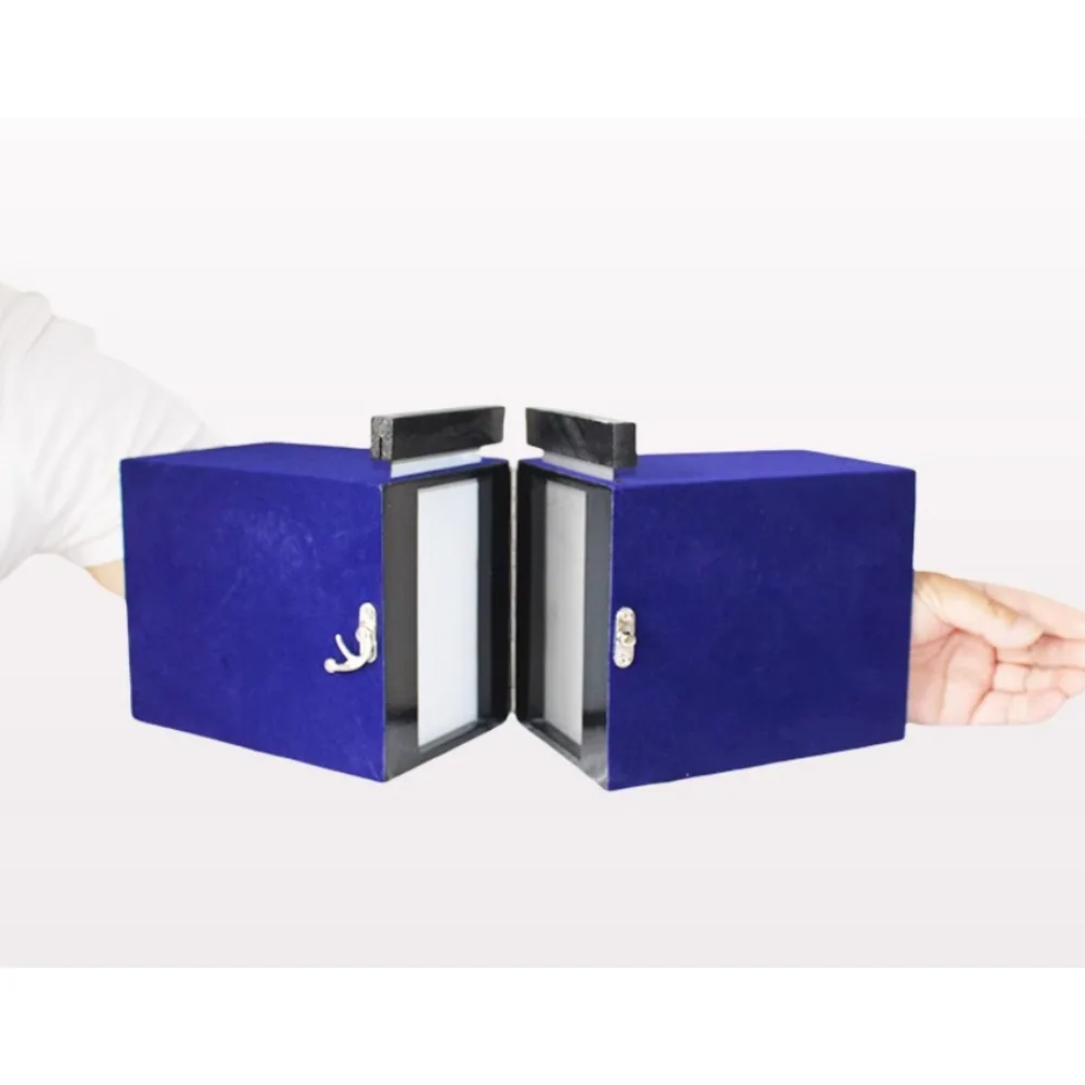 Dis Armed One-Person Portable Magic Arm Cutting Box Illusion Stage Magic Tricks Magician Performance Prop, Arm Split & Restore