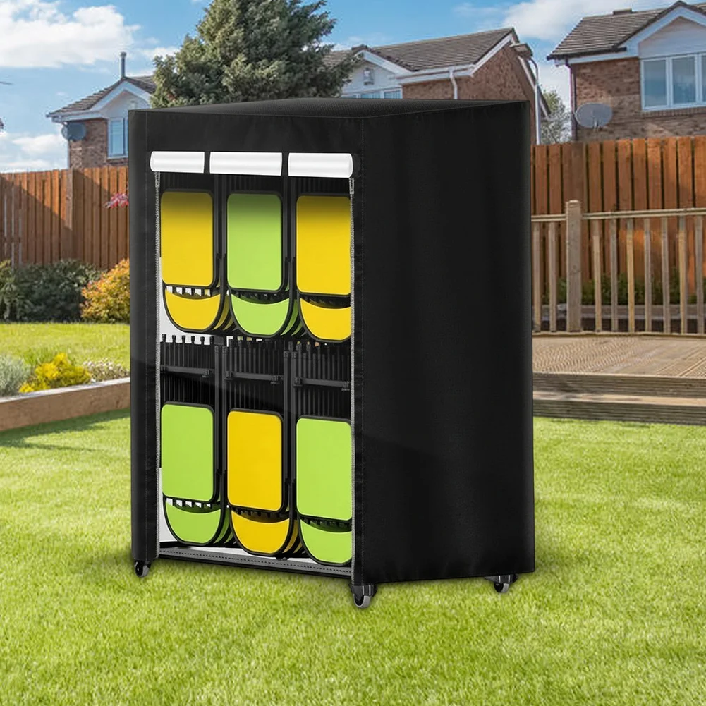 

Waterproof Folding Chair Rack Cover Compatible For Boldworks, 210D Oxford Outdoor Dustproof Protector 183*94*183cm