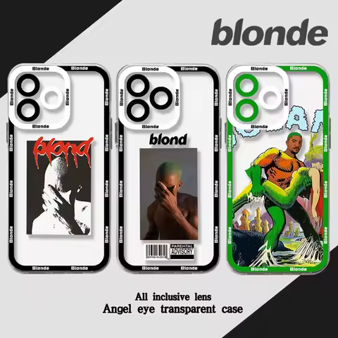 Singer Frank Blonde Oceans Case For Samsung Galaxy S24 S23 S22 Ultra S21 S20 FE Note 20 10 Plus A15 A25 A35 A55 Silicone Cover