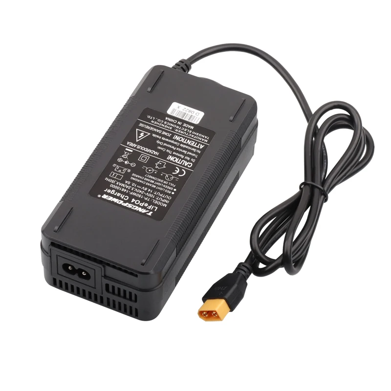 Output 14.6V 10A LiFePO4 Battery Charger 4Series For 12.6V 12V 12.8V 14.4V LiFePO4 Battery Charger XT60 High Quality Connector