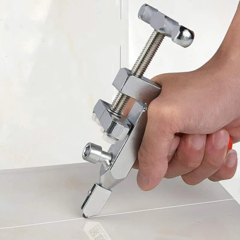 Ściskacz płytka ceramiczna dzielnik nóż instrukcja Scribing Delimitation roller typ szkło T cutter Opener Breaker narzędzia budowlane