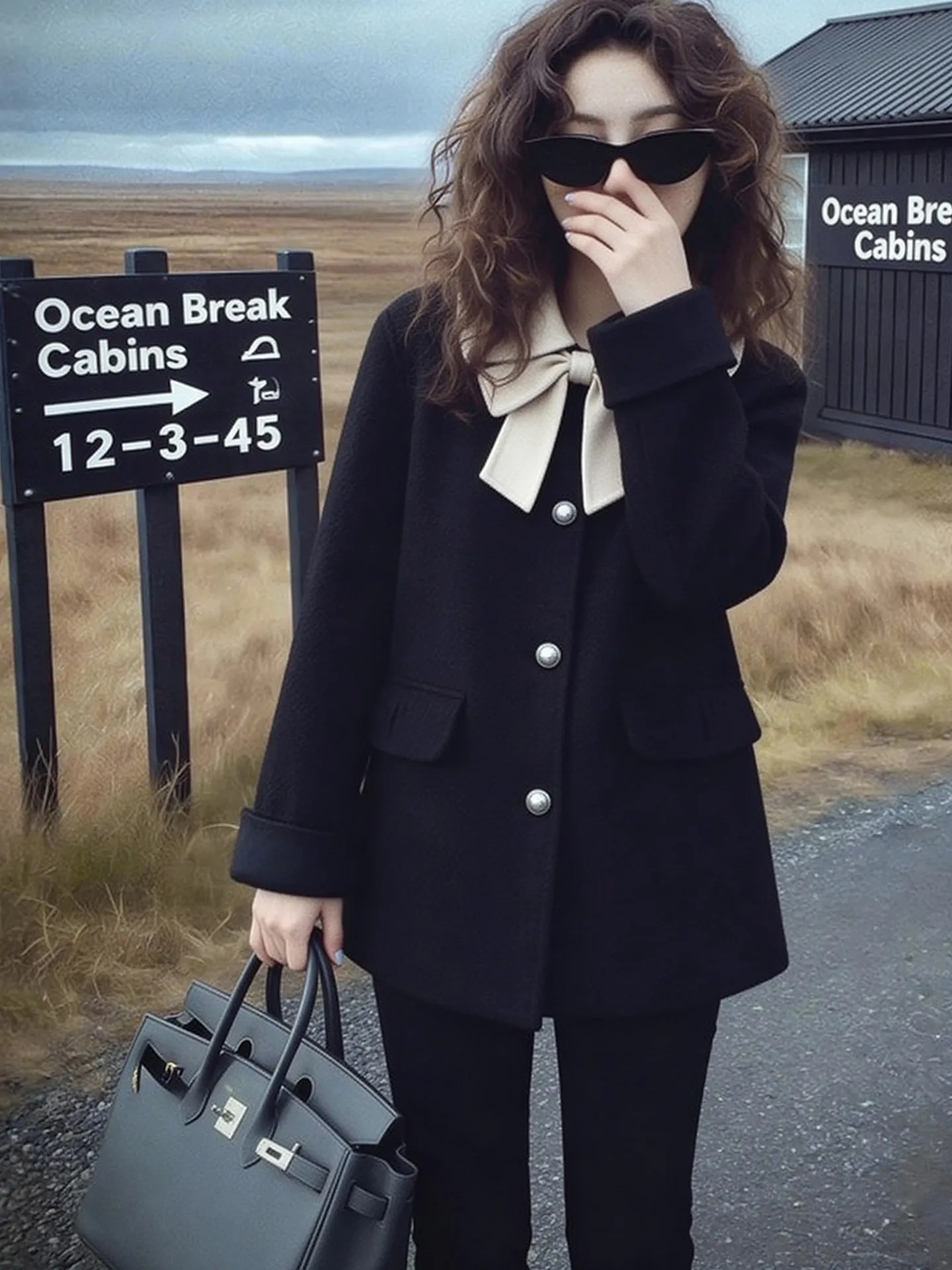 

Ретро-пальто для города, зимнее, новое, в корейском стиле, прямого кроя, средней длины, премиум-класса, женская куртка больших размеров