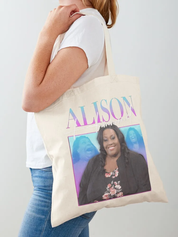 ALISON HAMMOND Tote Bag shopping cart bags Women's beach bags reusable shopping bag Cloth bag