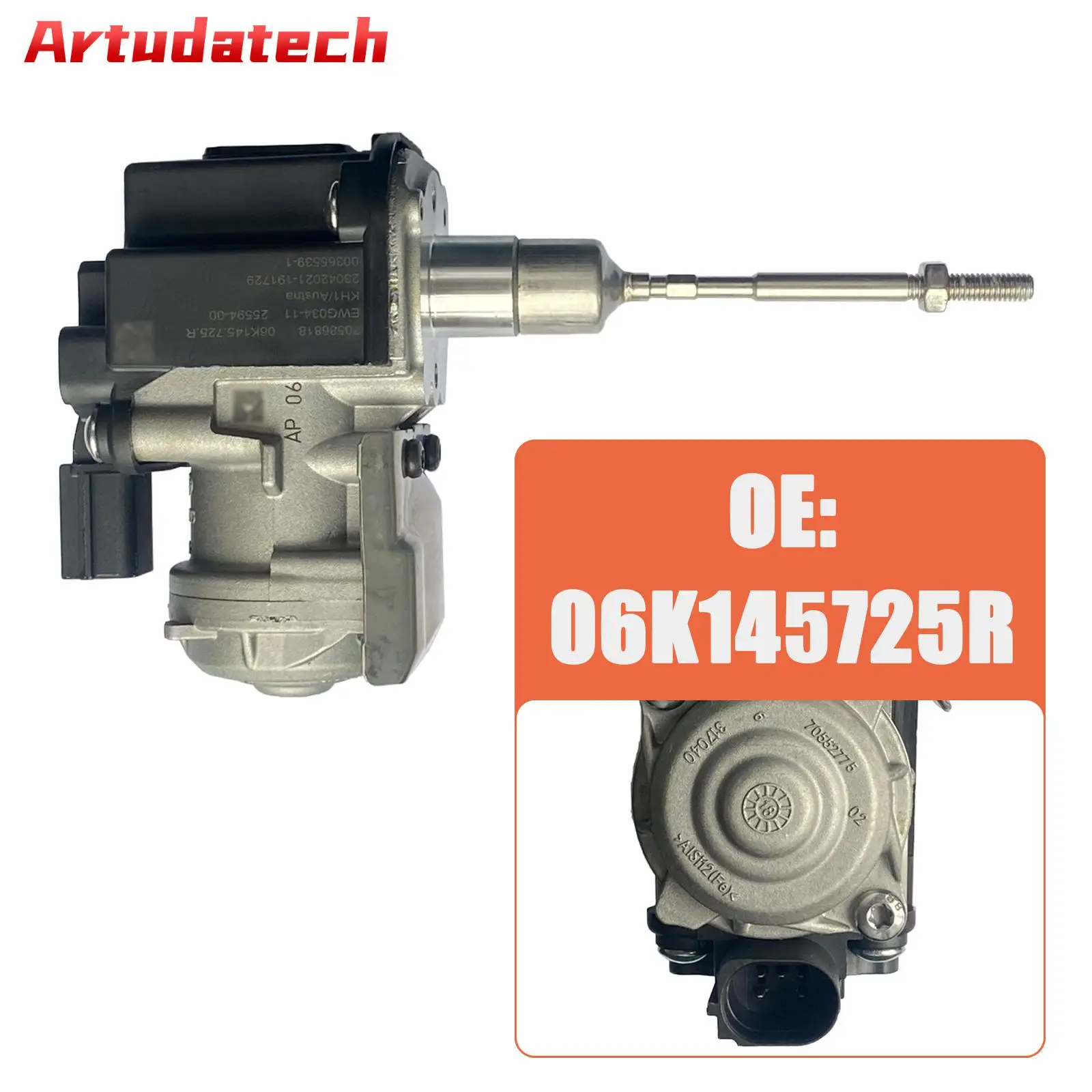 Artudatech 06K145725R 06K145725T Turbo Electric Actuator for Audi for VW Engine EA888 Car Accessories