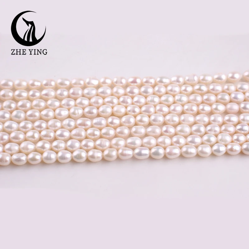 Natural Rice Freshwater Pearl Beads AAA Quality Loose Mother Pearl Beads for Jewelry Making Bracelet Necklace DIY Accessories