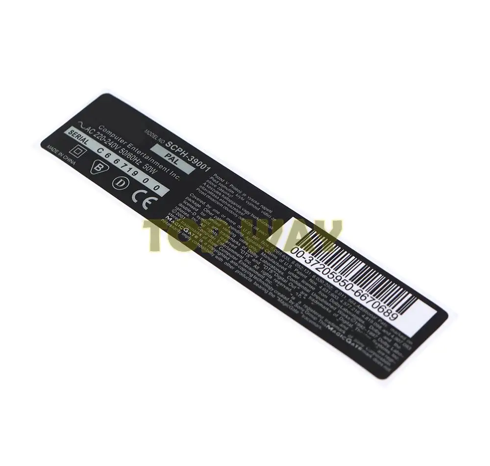 10Pcs สติกเกอร์ผิวสำหรับ Playstation 2 PS2 30000 70000 90000 Custom Decal สติ๊กเกอร์เกมสำหรับ PS2 3W 7W 9W Controller