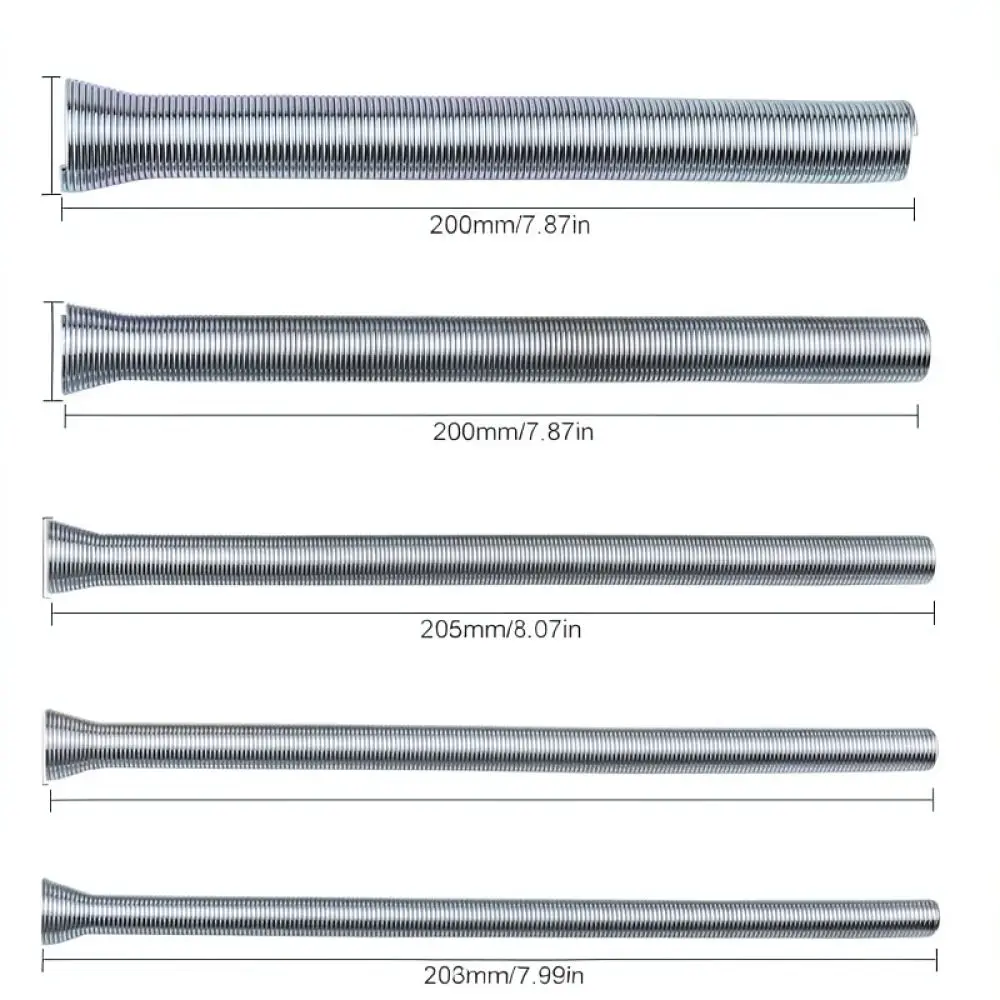 Flexible Spring Pipe Bender For HVAC Copper Tube Bending Manual Tool Air Conditioning Maintenance Installation Accessory