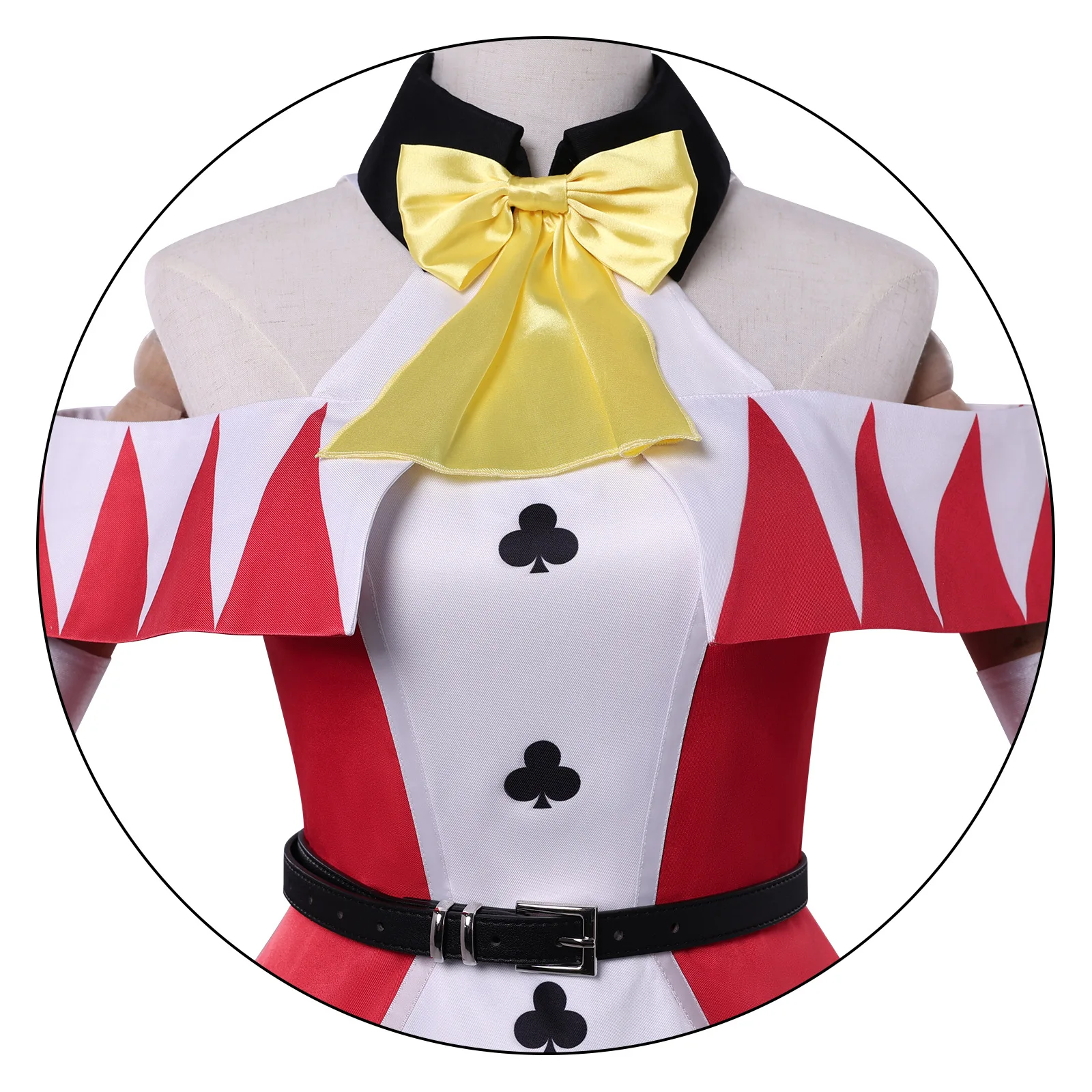 Luce Rubis The Exiled Heavy Knight Style Clown Cosplay Full Costume Women Cos Anime Halloween Party Stage Carnival Convention view 4