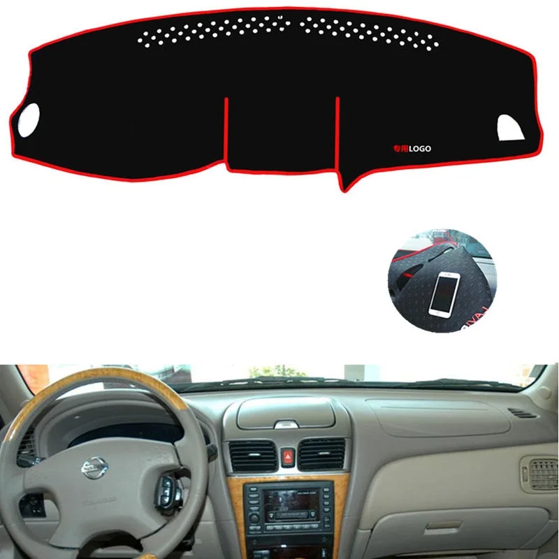 For Nisssan Sunny 2004 2005 2006 2007 2008 2009 2010 Left  Right  Non Slip Dashboard Cover Mat Instrument Carpet Car Accessories