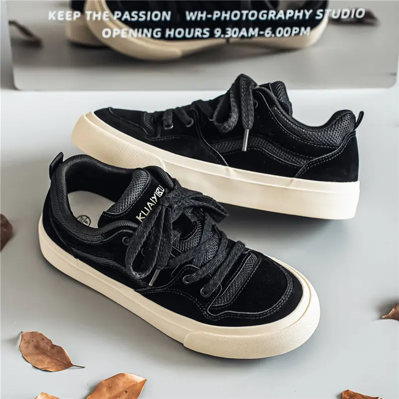Retro American Style Men's Casual Shoes 2026 New Autumn Wear Resistant Sports Trendy Versatile Small Audience Leisure Shoes