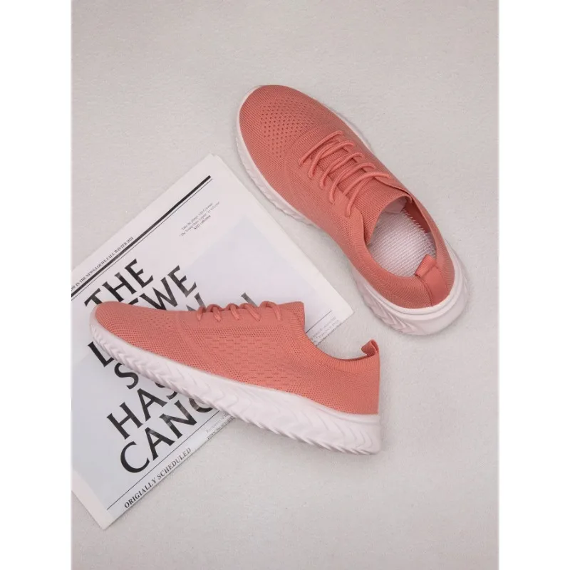 

Women's Airflow Casual Shoes Non-Slip Lace-Up Sneakers With Mesh Upper Comfortable Walking Shoes For Work And Everyday Outfits