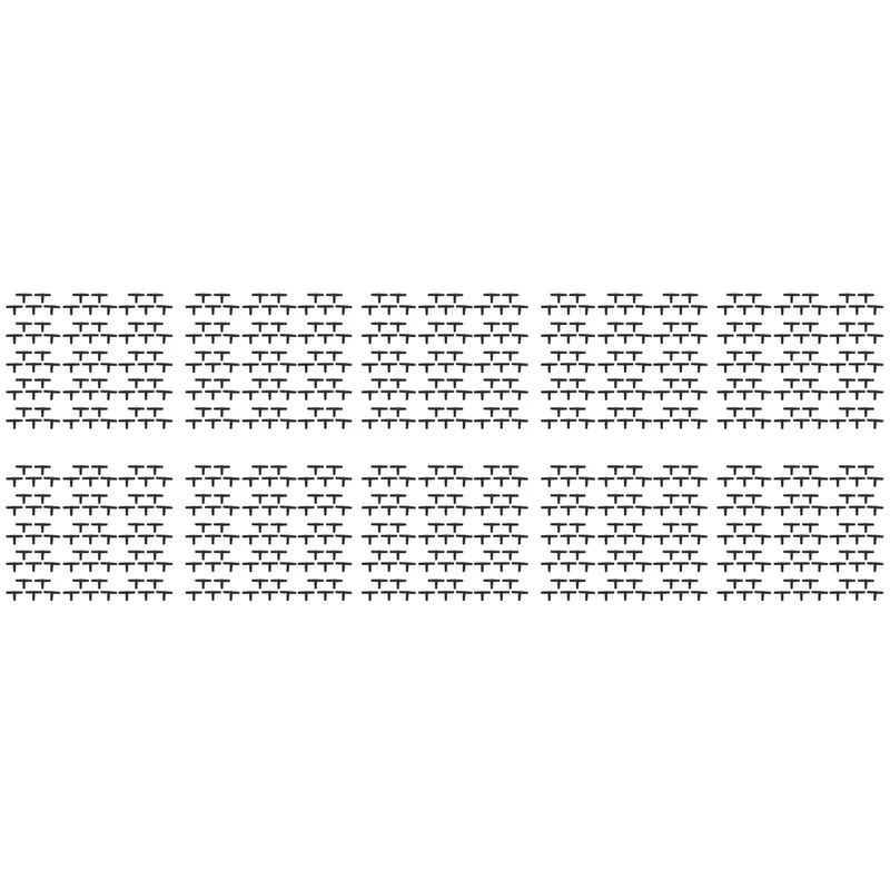 YWDZ-Drip Irrigation Barbed Connectors, Universal Barbed Tee Fittings 1000Pcs, Fits 1/4 Inch Drip Tubing (4/7Mm Tee Pipe)
