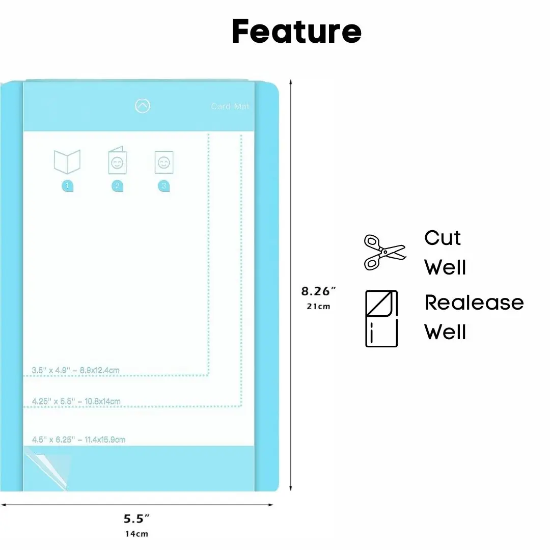 Card Mat for Cricut Joy(4.5x6.25in), Used to make greeting cards, birthday cards, thank you cards,for cricut machine