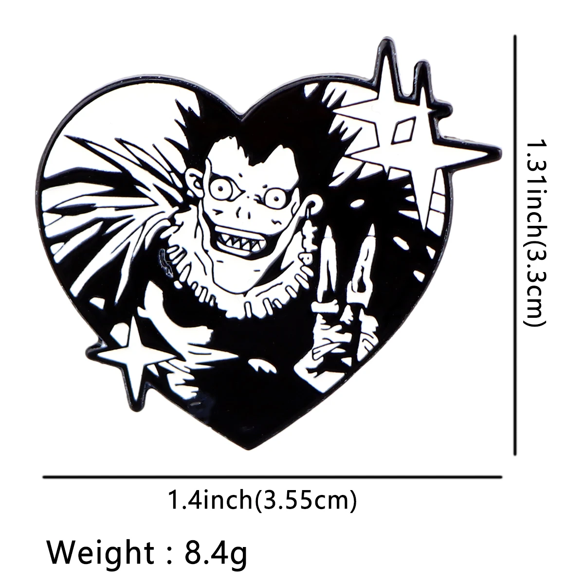 Anime Killer Ryuuku spilla smaltata in metallo distintivi su zaino spille spille per le donne gioielli di moda regalo per gli amici