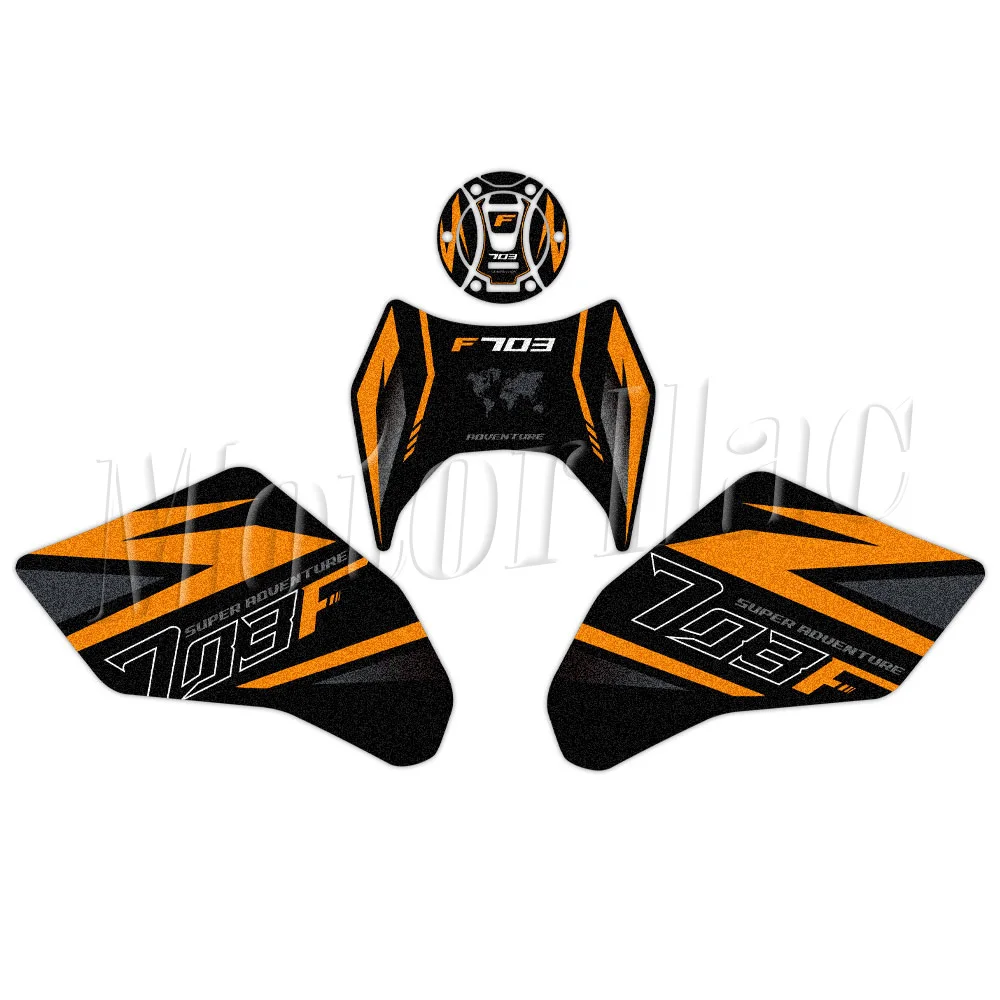 Motorrad-Seitentankpad Anti-Rutsch-Aufkleber Kniegriff-Schutz Aufkleber Zubehör für Zontes 703 F ZT703-F ZT 703F 2025 – Detail 5