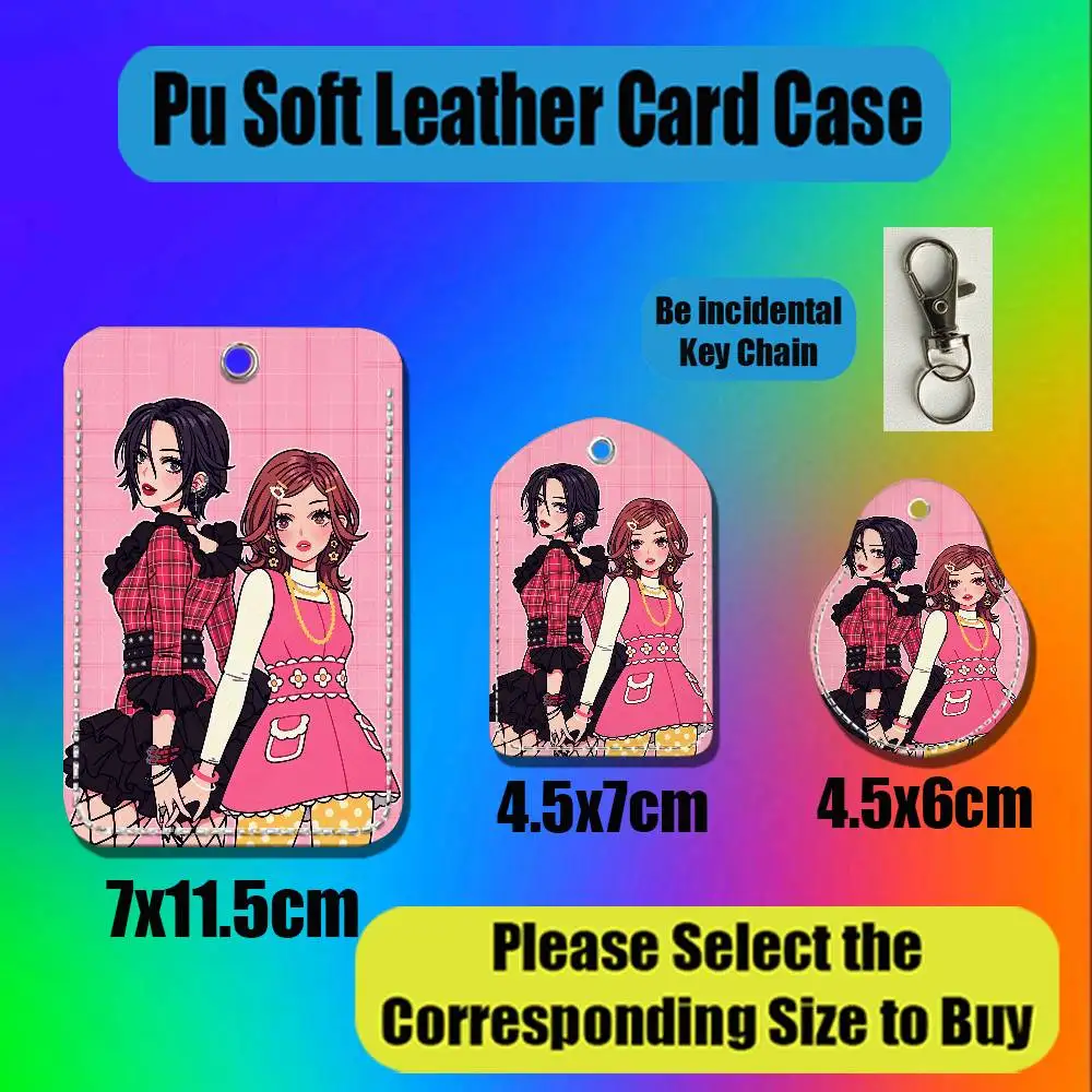 For Hachi Nana Osaki For AirTag Case Card Holder Keychain ID Credit Bank Access Badge For Air Tag Case Shell