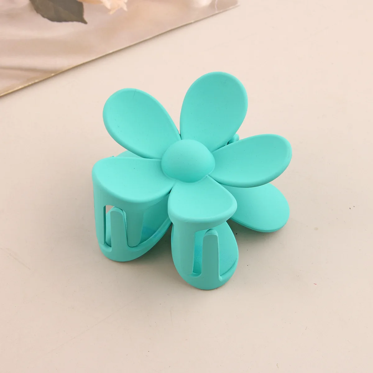 Floral Butterfly Grip Hair Clip European Style Teen Girls Twisted Updo Holder Back Hair Claw Sophisticated Hair Accessory