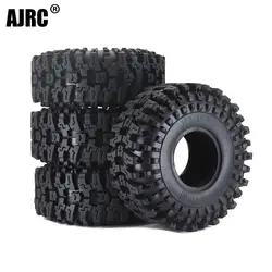 Ajrc 1.9 Inch 120mm Rubber Tires For 1/10 Rc Crawler Car Axial Scx10 90046 Traxxas Trx4 Trx6 Redcat Yikong Rc4wd D90 Rgt Rc Car