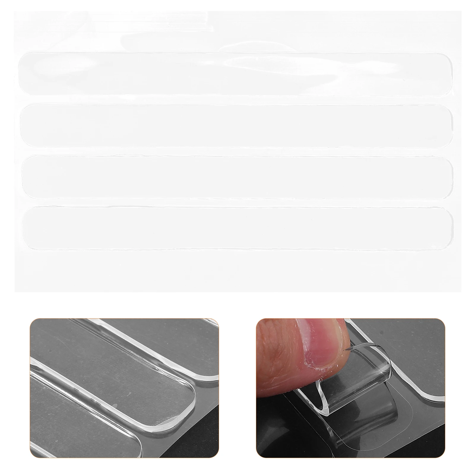 

16pcs Clear Silicone Door Bumpers Self-Adhesive Wall Protectors Anti-Collision Noise Dampening Cabinet Furniture Pads Glass