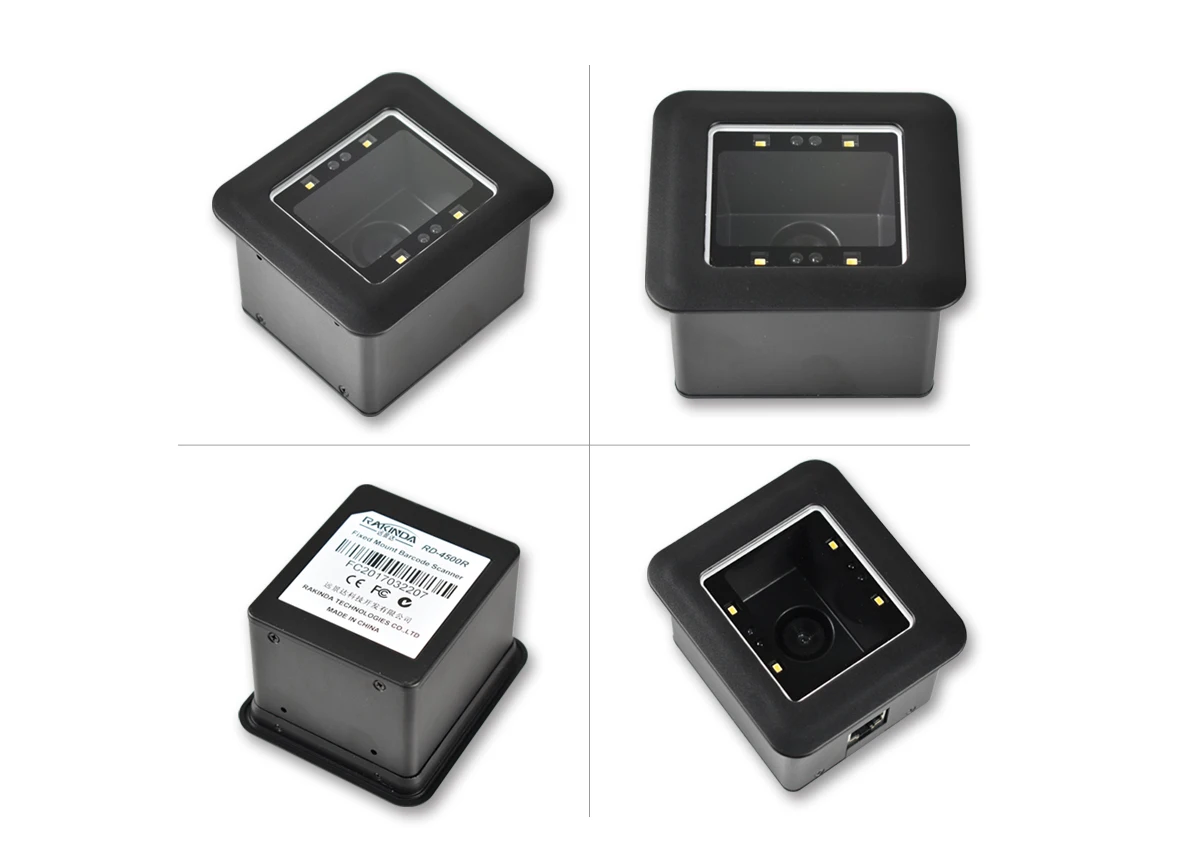 Rakinda RD4500R 2D Fixed Mount QR Code Scanner LED/CCD/CMOS Easy Plug-and-Play Barcode Reader Embedded Scanning Module