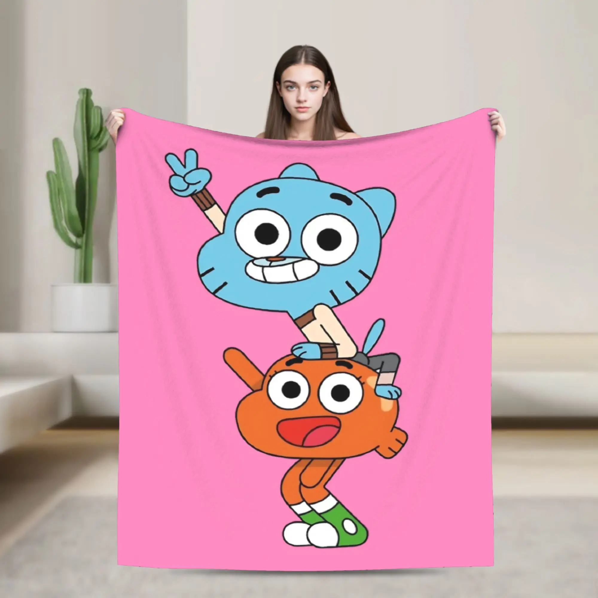 Gumballs Darwins Fleece Throw Blankets Amazings Gumballs Blankets for Bed Travel Lightweight Bed Rug