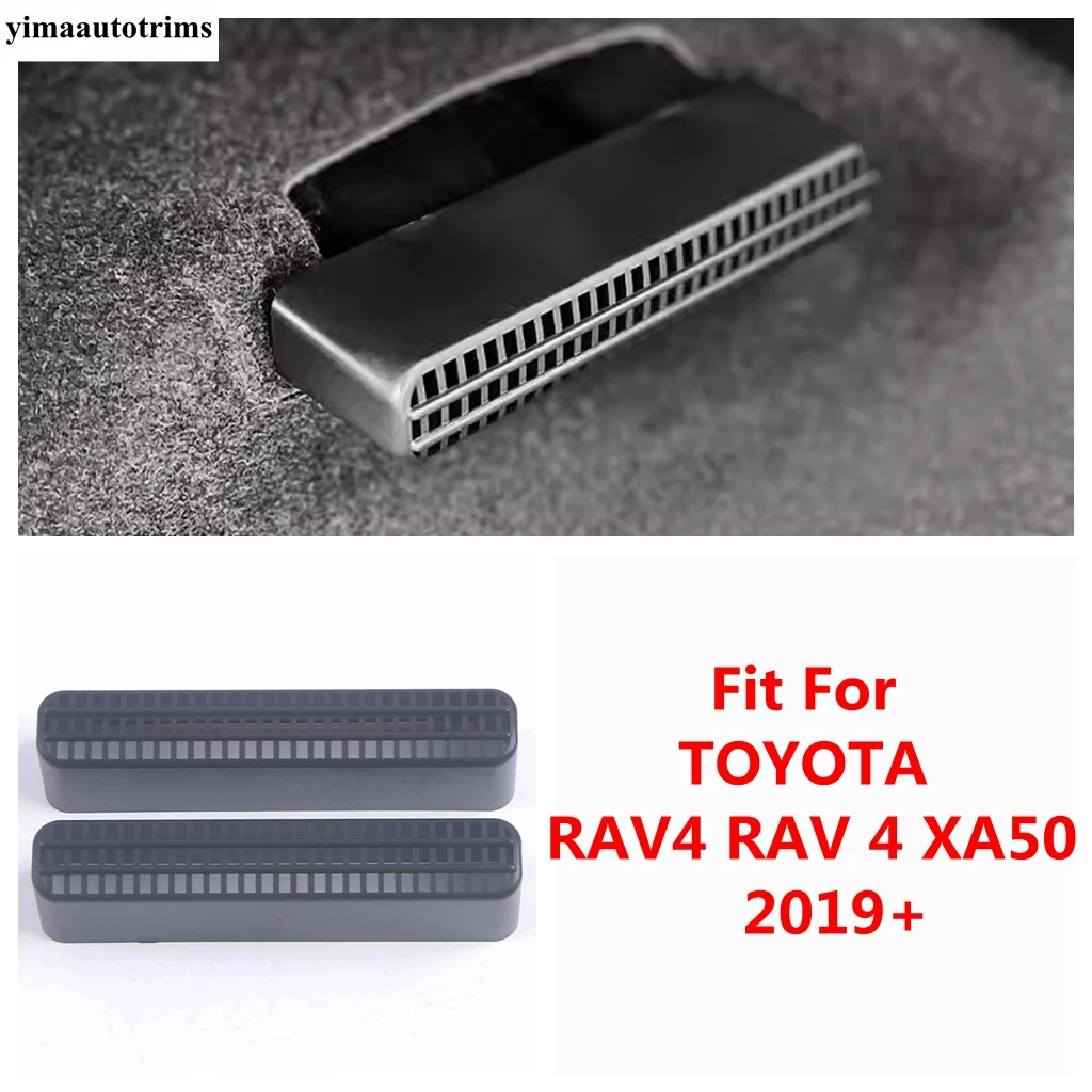 

Under Seat Floor Air AC Conditioning Outlet Vent Grille Dust Cover Protection Accessories For TOYOTA RAV4 RAV 4 XA50 2019 - 2024