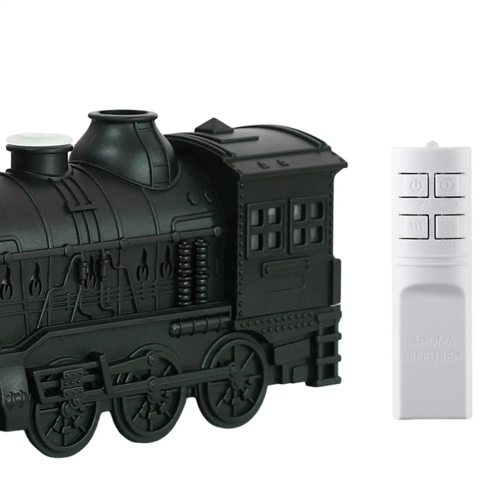 Retro Train Essential Oil Diffuser Humidifier ความจุ 300 มล. สําหรับห้องนั่งเล่น