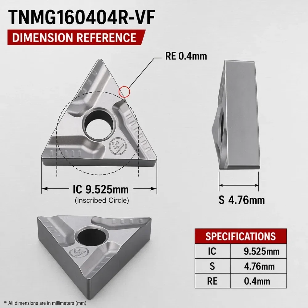 KINGYA Cermet Turning Insert  TNMG160404R-VF TNMG160408R-VF  Lathe Turning CNC Machine Cutting Tool