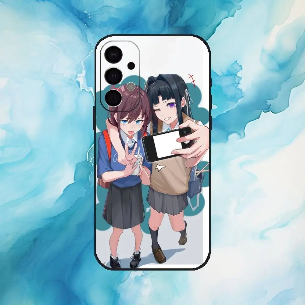 حافظة هاتف E-Emilia mp3 Mernes لهاتف سامسونج جالاكسي A73، A72، A71، A70، A53، A52، A51، غطاء أسود ناعم آخر #4