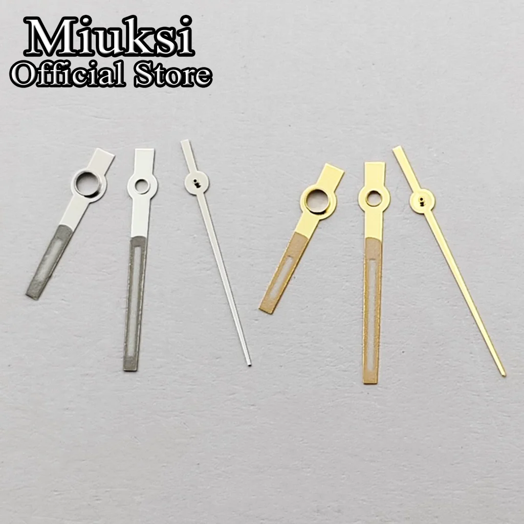 Miuksi VH31 Uhrzeiger Silber/Gold/Roségold grün leuchtend passend für VH31 Uhrwerk Zubehörteil – Detail 7