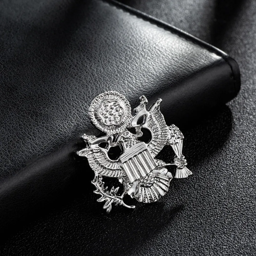 1 قطعة قبعة ضابط الجيش الأمريكي النسر شارة دعوى التلبيب دبوس