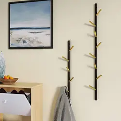 Qualidade Criativa Ganchos Luxury Coat Rack Room Furniture Banheiro Roupas Toalha Cabides Wall Decor Home Hall Quarto Organização